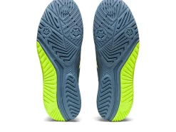 Shop ASICS GEL-RESOLUTION 9 Steel Blue/Hazard Green