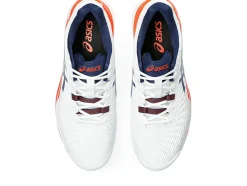 Cheap ASICS GEL-RESOLUTION 9 White/Blue Expanse