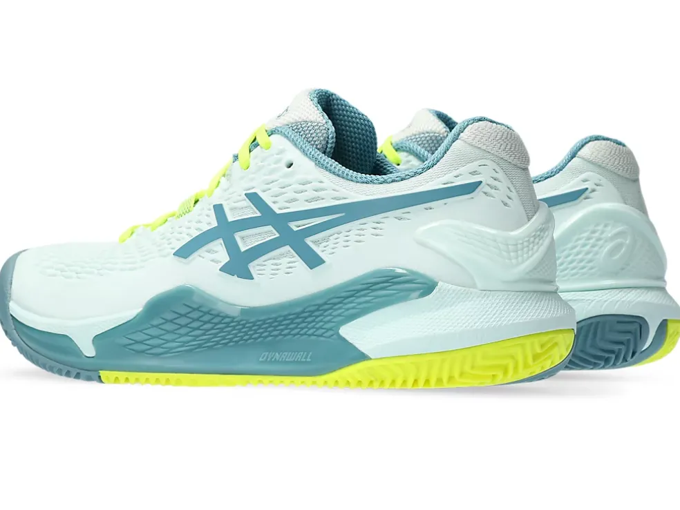 Hot ASICS GEL-RESOLUTION 9 CLAY Soothing Sea/Gris Blue