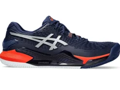 New ASICS GEL-RESOLUTION 9 CLAY Blue Expanse/Pure Silver
