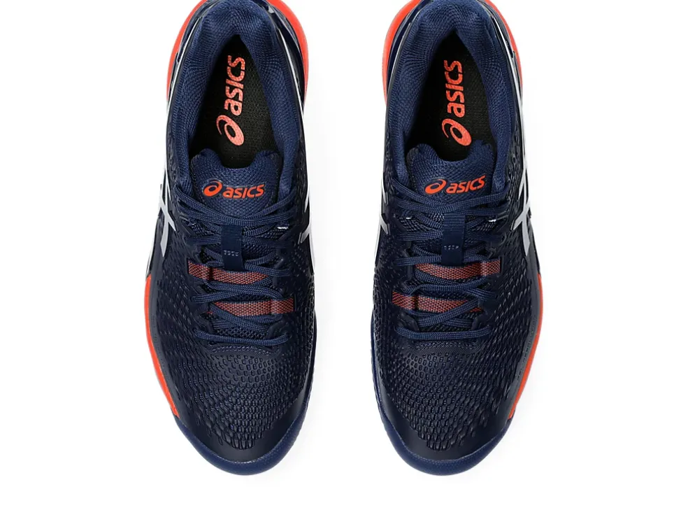 New ASICS GEL-RESOLUTION 9 CLAY Blue Expanse/Pure Silver