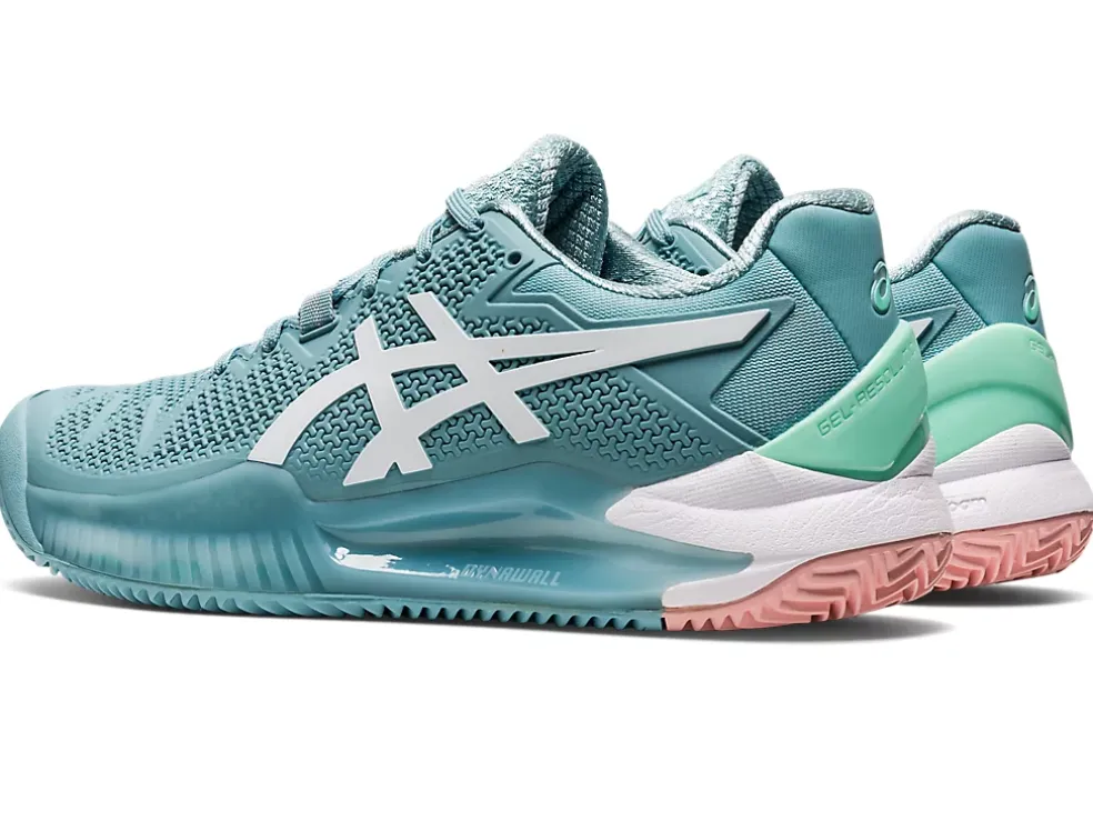 Online ASICS GEL-RESOLUTION 8 CLAY Smoke Blue/White
