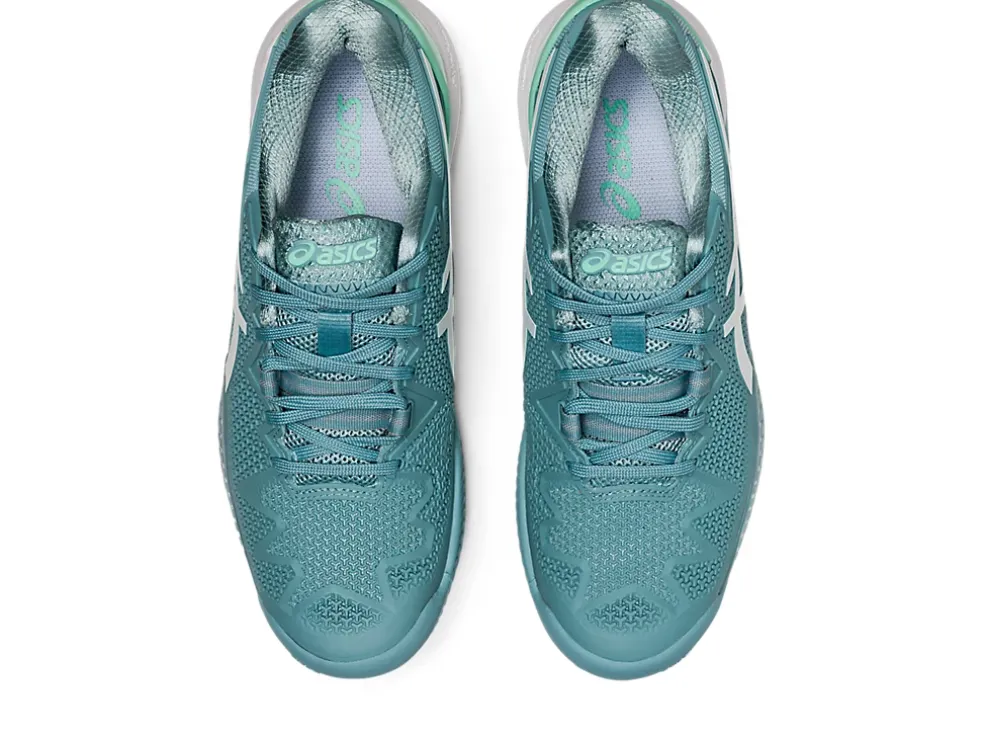Online ASICS GEL-RESOLUTION 8 CLAY Smoke Blue/White
