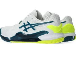 Best ASICS GEL-RESOLUTION 9 CLAY White/Restful Teal