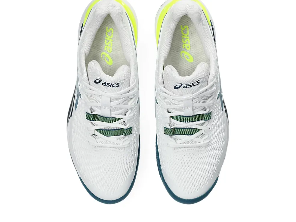 Best ASICS GEL-RESOLUTION 9 CLAY White/Restful Teal