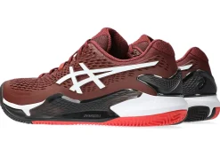 Hot ASICS GEL-RESOLUTION 9 CLAY Antique Red/White