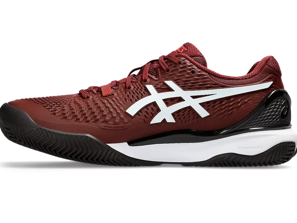 Hot ASICS GEL-RESOLUTION 9 CLAY Antique Red/White