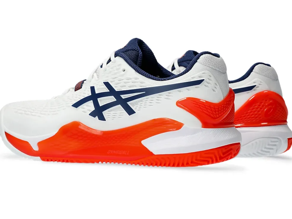Store ASICS GEL-RESOLUTION 9 CLAY White/Blue Expanse