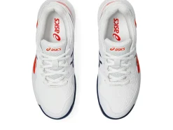 Hot ASICS GEL-RESOLUTION 9 GRADE SCHOOL White/Blue Expanse