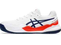 Hot ASICS GEL-RESOLUTION 9 GRADE SCHOOL White/Blue Expanse