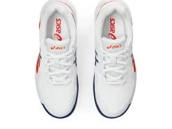 Cheap ASICS GEL-RESOLUTION 9 GRADE SCHOOL CLAY White/Blue Expanse