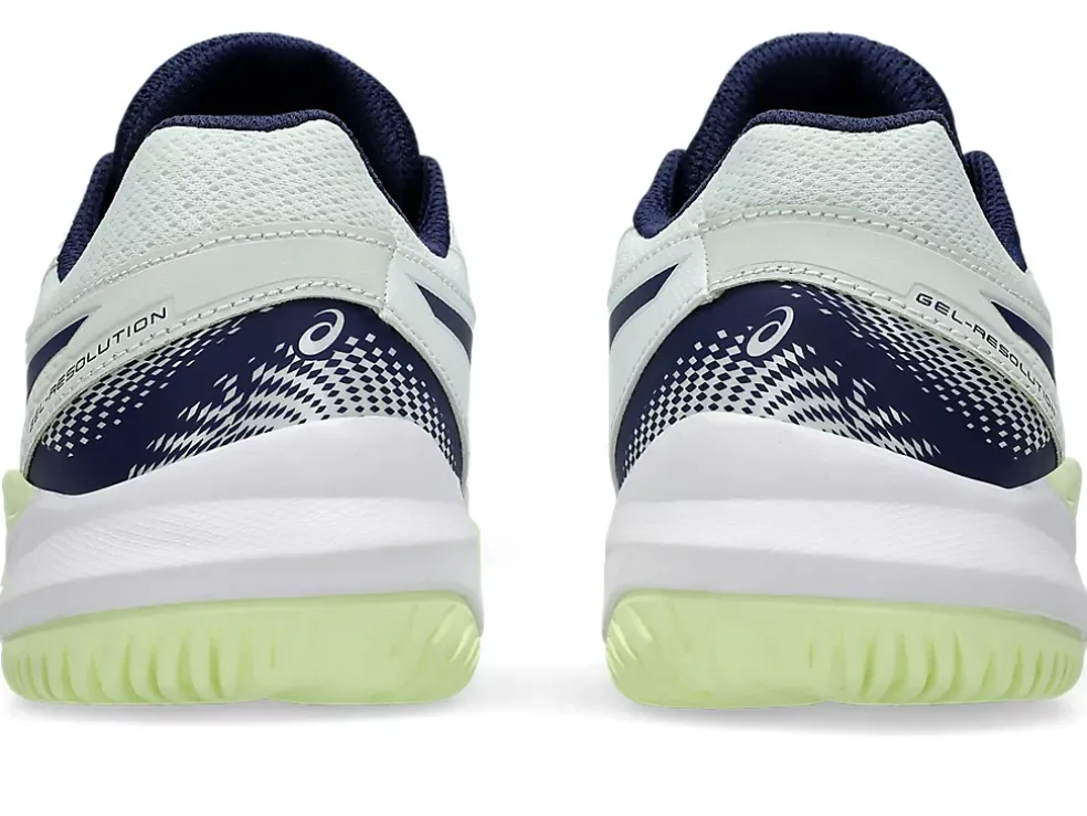 Flash Sale ASICS GEL-RESOLUTION 9 GRADE SCHOOL Pale Mint/Blue Expanse