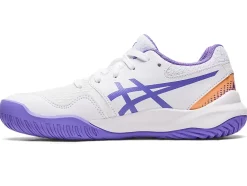 Cheap ASICS GEL-RESOLUTION 9 GRADE SCHOOL White/Amethyst