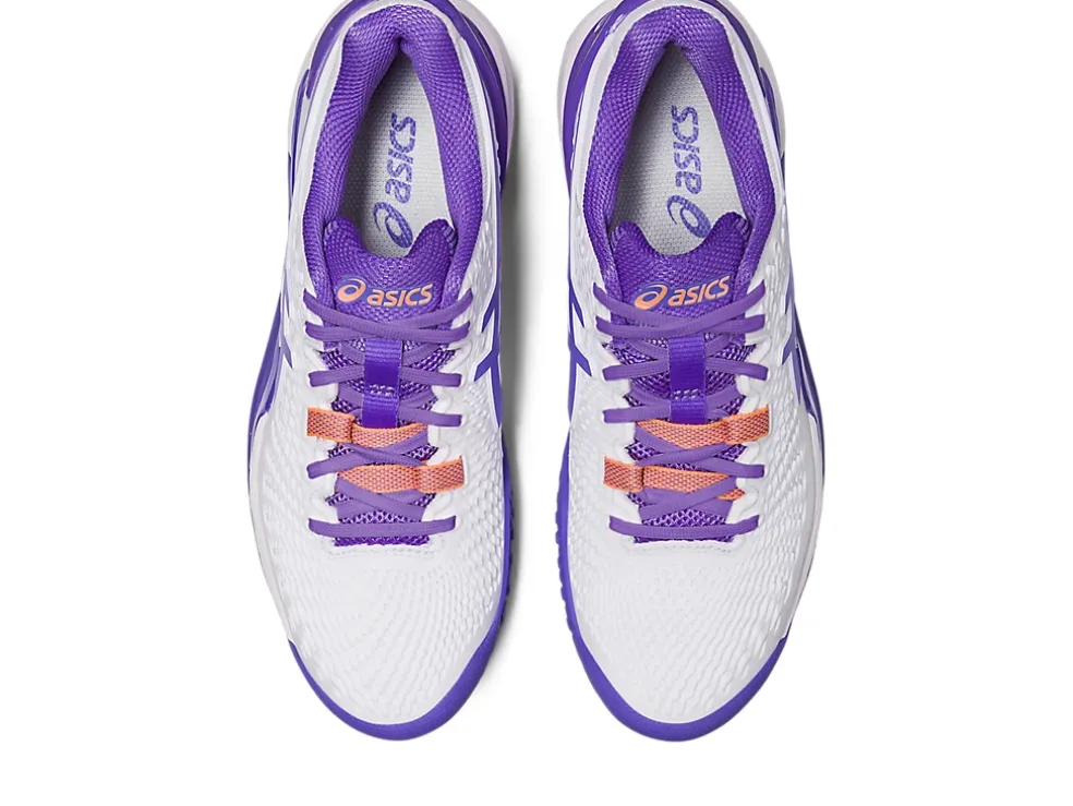 New ASICS GEL-RESOLUTION 9 OC White/Amethyst