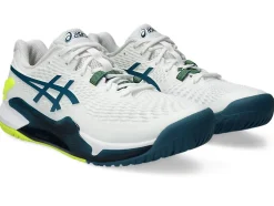 Outlet ASICS GEL-RESOLUTION 9 WIDE White/Restful Teal