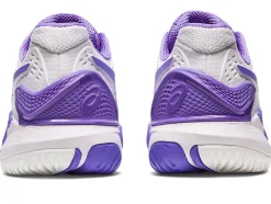 New ASICS GEL-RESOLUTION 9 WIDE White/Amethyst