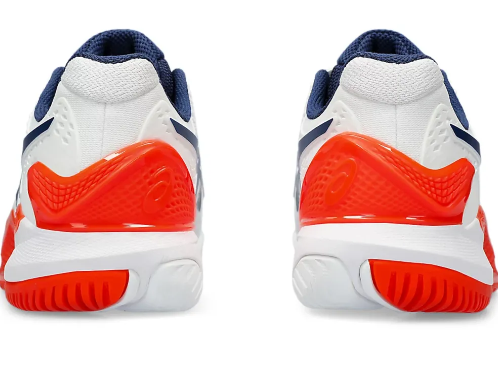 Cheap ASICS GEL-RESOLUTION 9 WIDE White/Blue Expanse