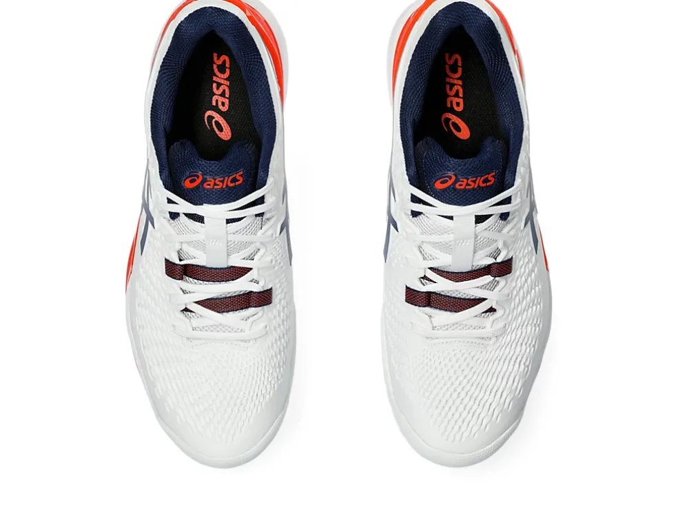 Cheap ASICS GEL-RESOLUTION 9 WIDE White/Blue Expanse