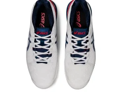 Clearance ASICS GEL-RESOLUTION 8 WIDE White/Mako Blue