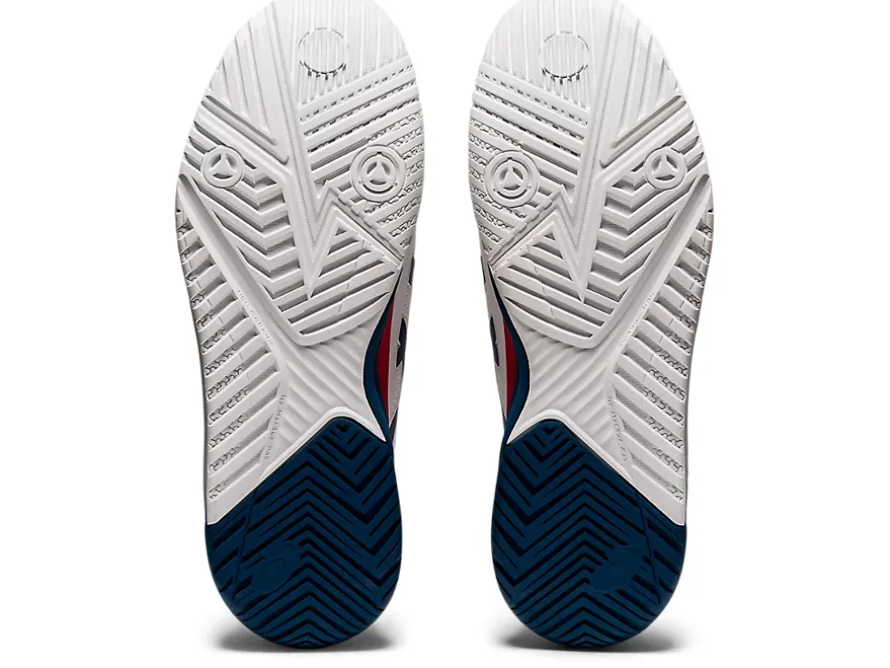 Clearance ASICS GEL-RESOLUTION 8 WIDE White/Mako Blue