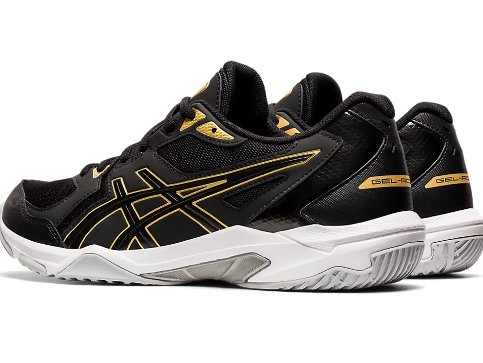 Best ASICS GEL-ROCKET 10 Black/Pure Gold