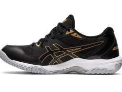 Best ASICS GEL-ROCKET 10 Black/Pure Gold