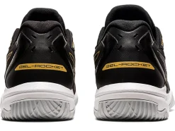 Best ASICS GEL-ROCKET 10 Black/Pure Gold