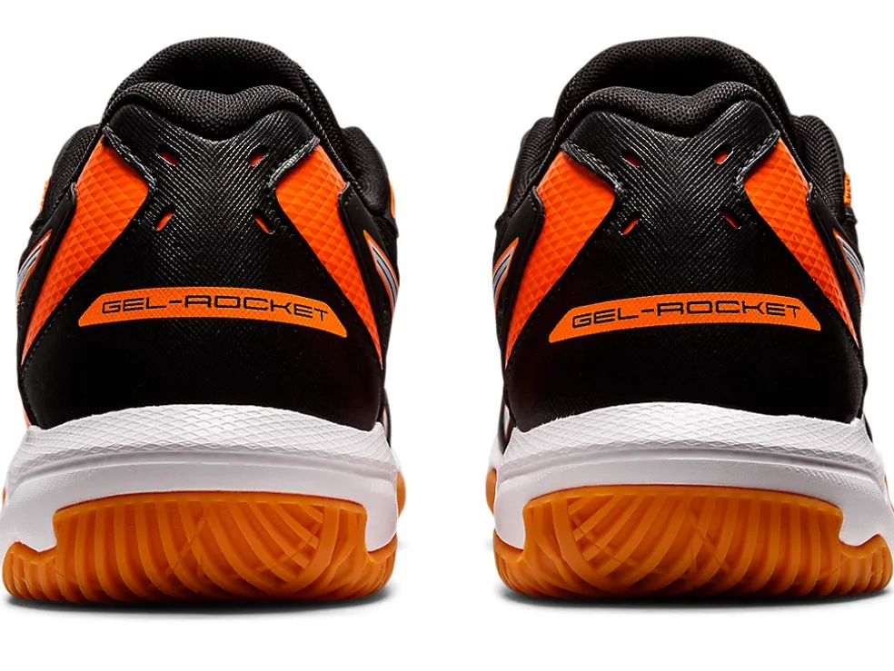 Store ASICS GEL-ROCKET 10 WIDE Black/Shocking Orange