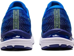 Cheap ASICS GEL-STRATUS 3 KNIT Electric Blue/Safety Yellow
