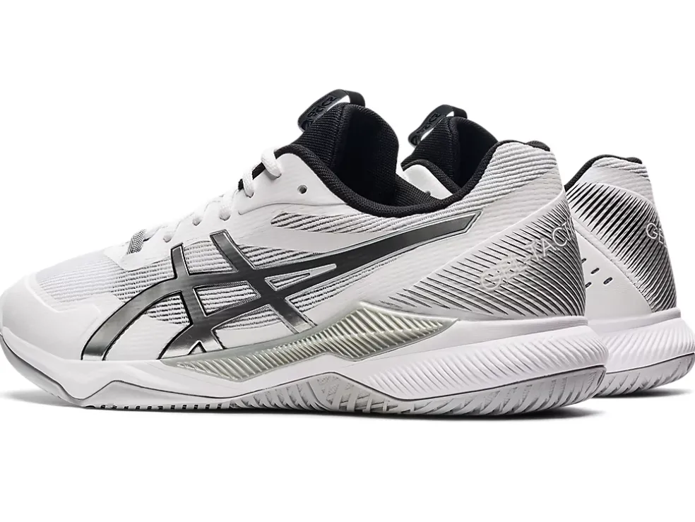 New ASICS GEL-TACTIC White/Pure Silver