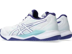 New ASICS GEL-TACTIC 12 White/Eggplant