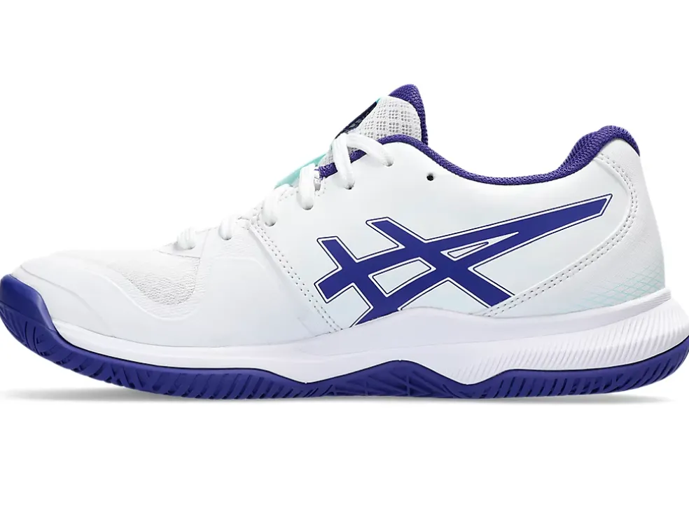 New ASICS GEL-TACTIC 12 White/Eggplant