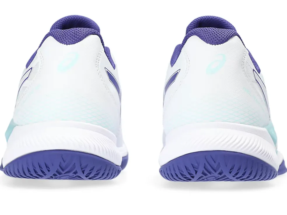 New ASICS GEL-TACTIC 12 White/Eggplant