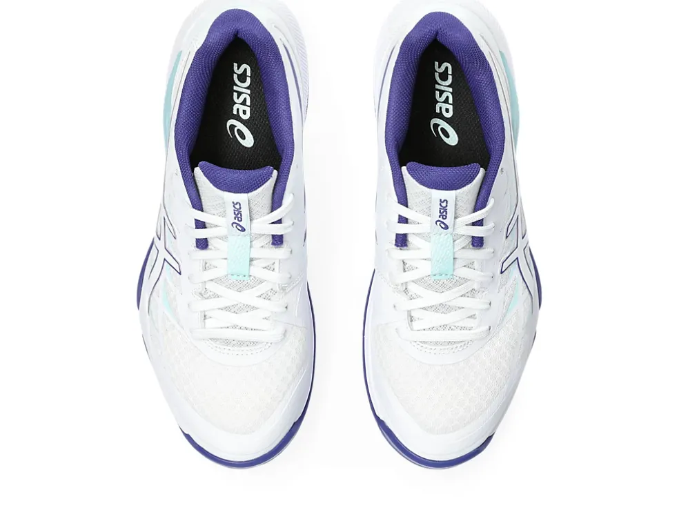 New ASICS GEL-TACTIC 12 White/Eggplant