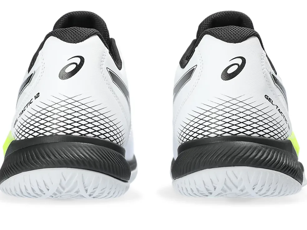 New ASICS GEL-TACTIC 12 White/Gunmetal