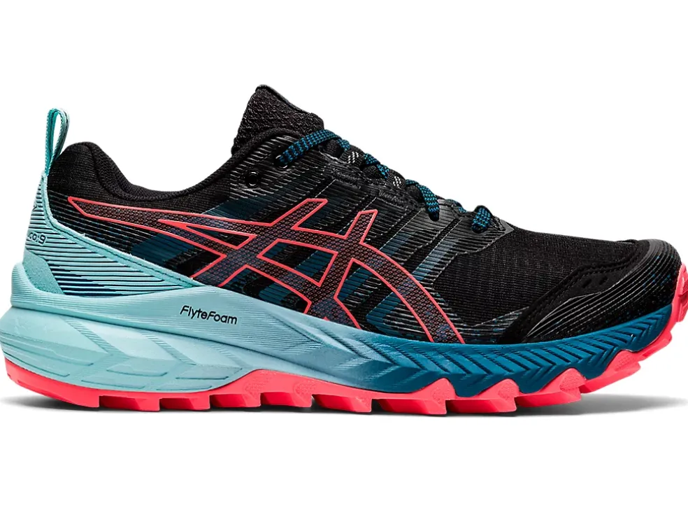 Best ASICS GEL-TRABUCO 9 Black/Blazing Coral