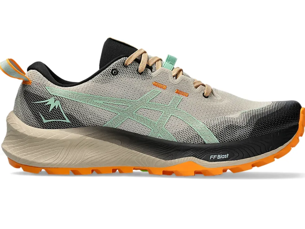 Cheap ASICS GEL-TRABUCO 12 Feather Grey/Dark Mint