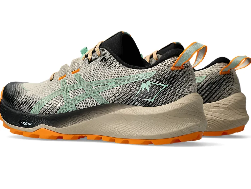 Cheap ASICS GEL-TRABUCO 12 Feather Grey/Dark Mint