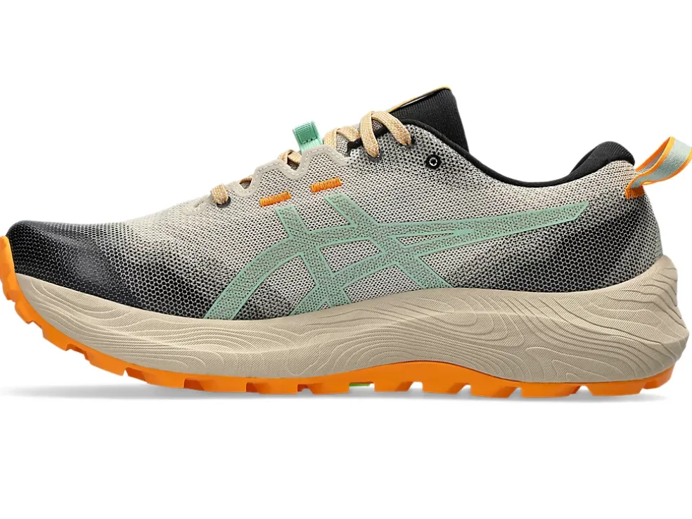 Cheap ASICS GEL-TRABUCO 12 Feather Grey/Dark Mint