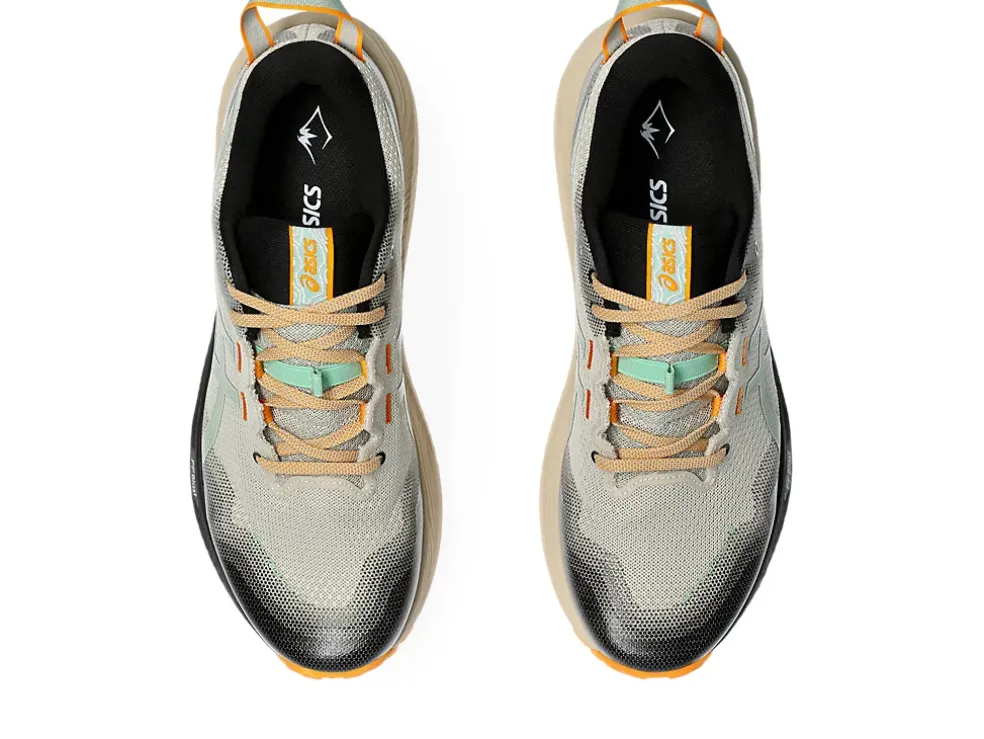 Cheap ASICS GEL-TRABUCO 12 Feather Grey/Dark Mint