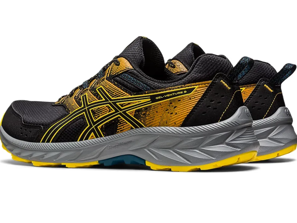 Cheap ASICS GEL-VENTURE 9 Black/Golden Yellow