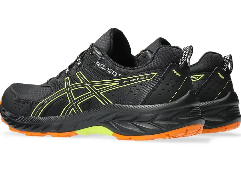 Clearance ASICS GEL-VENTURE 9 Black/Neon Lime