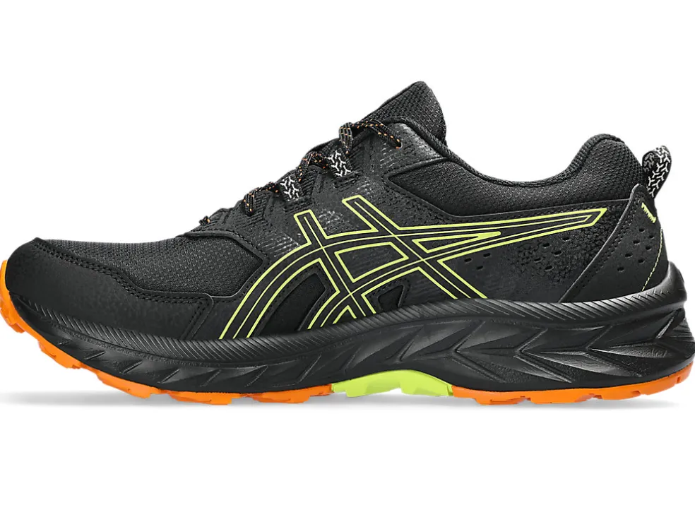 Clearance ASICS GEL-VENTURE 9 Black/Neon Lime