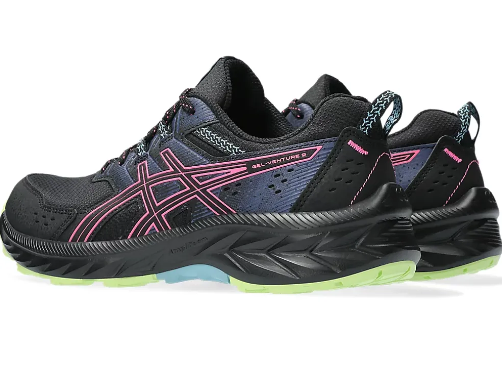 New ASICS GEL-VENTURE 9 Black/Hot Pink