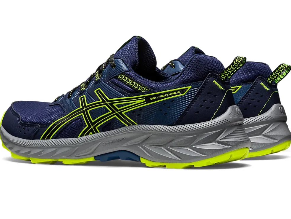 New ASICS GEL-VENTURE 9 Peacoat/Safety Yellow