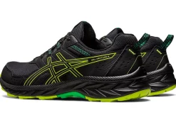 Fashion ASICS GEL-VENTURE 9 Black/Lime Zest