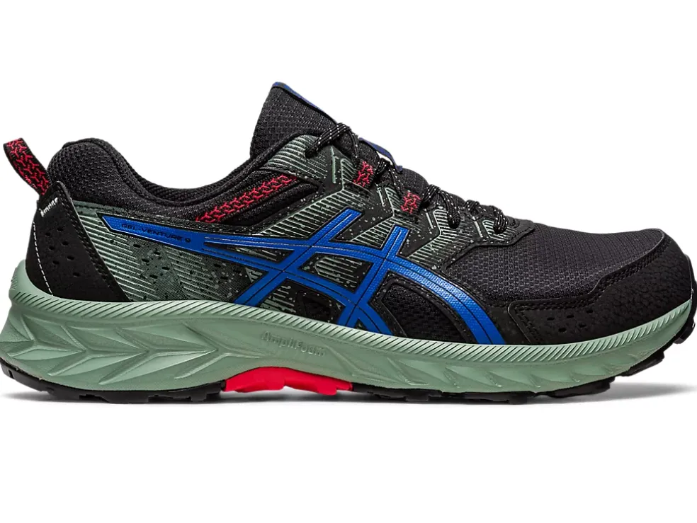 Discount ASICS GEL-VENTURE 9 EXTRA WIDE Black/Tuna Blue