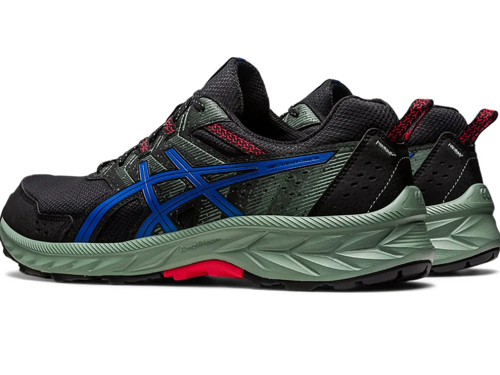 Discount ASICS GEL-VENTURE 9 EXTRA WIDE Black/Tuna Blue