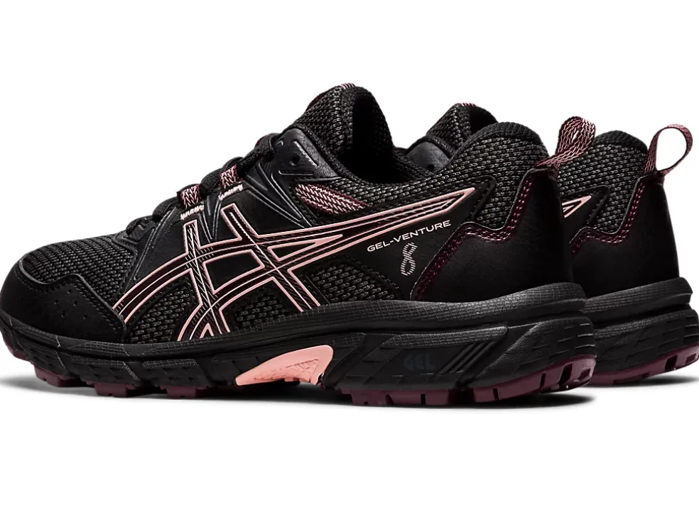 Clearance ASICS GEL-VENTURE 8 GRADE SCHOOL Black/Deep Mars