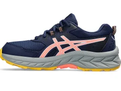New ASICS GEL-VENTURE 9 GRADE SCHOOL Blue Expanse/Sun Coral